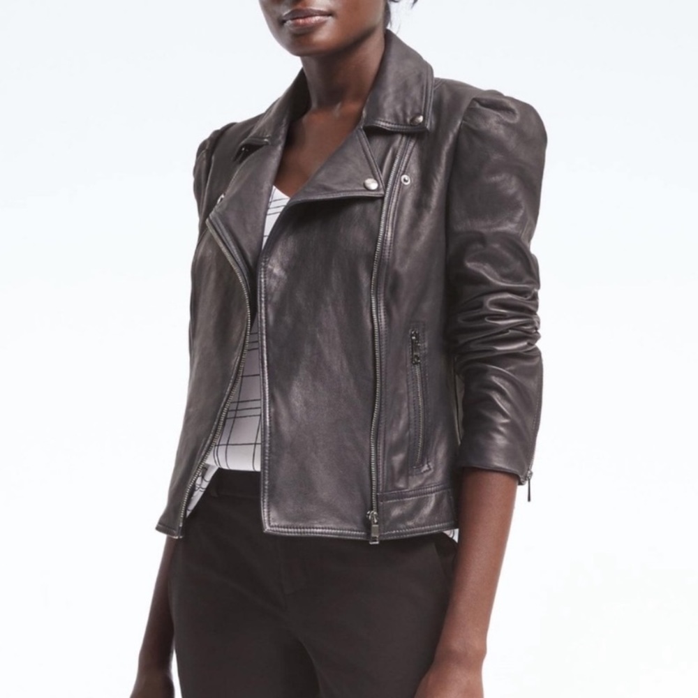🎉flash sale 🎉Banana Republic Lamb leather jacket